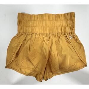 Free People Movement Women’s S Gold The Way Home Shorts Brief Liner  Gym